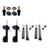 4 Amortecedores Monroe + Kits Sampel Clio Hatch 1.0 2012/ - 1