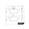 Kit Freio Traseiro Disco Pastilha Fusion 2.5 Flex 2013/2015 - 3