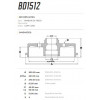 Tambor Traseiro Fremax Vw Pointer 94/96 (Par) BD1512 - 3