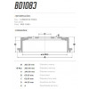 Tambor Traseiro Fremax Jac J3 10/15 (Par) BD1083 - 3