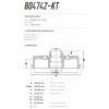 Tambor Traseiro Fremax Citroên C3 Picasso 11/15 (Par) BD4742KT - 3